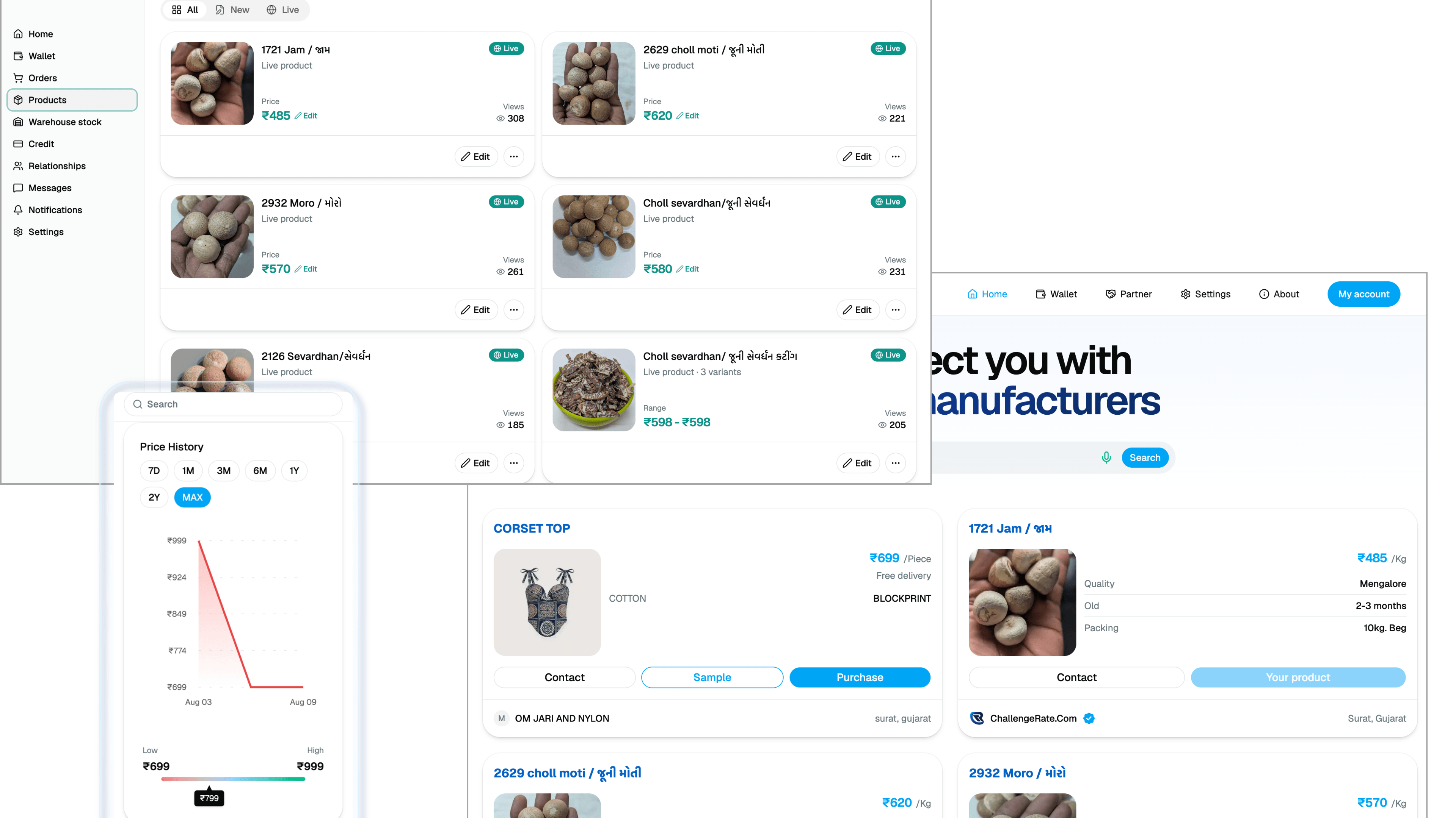 Challenge Rate — marketplace discovery and wholesale buyer tools