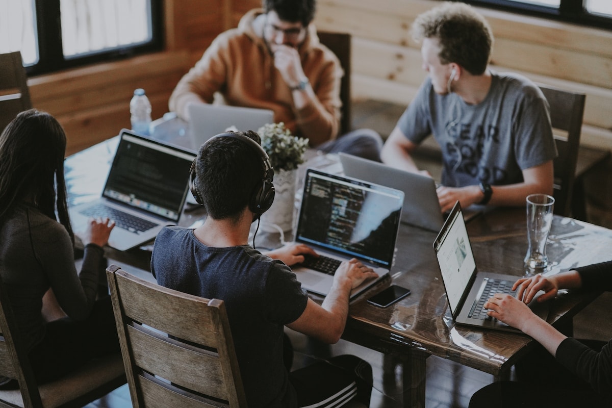 About Us - Team working together
